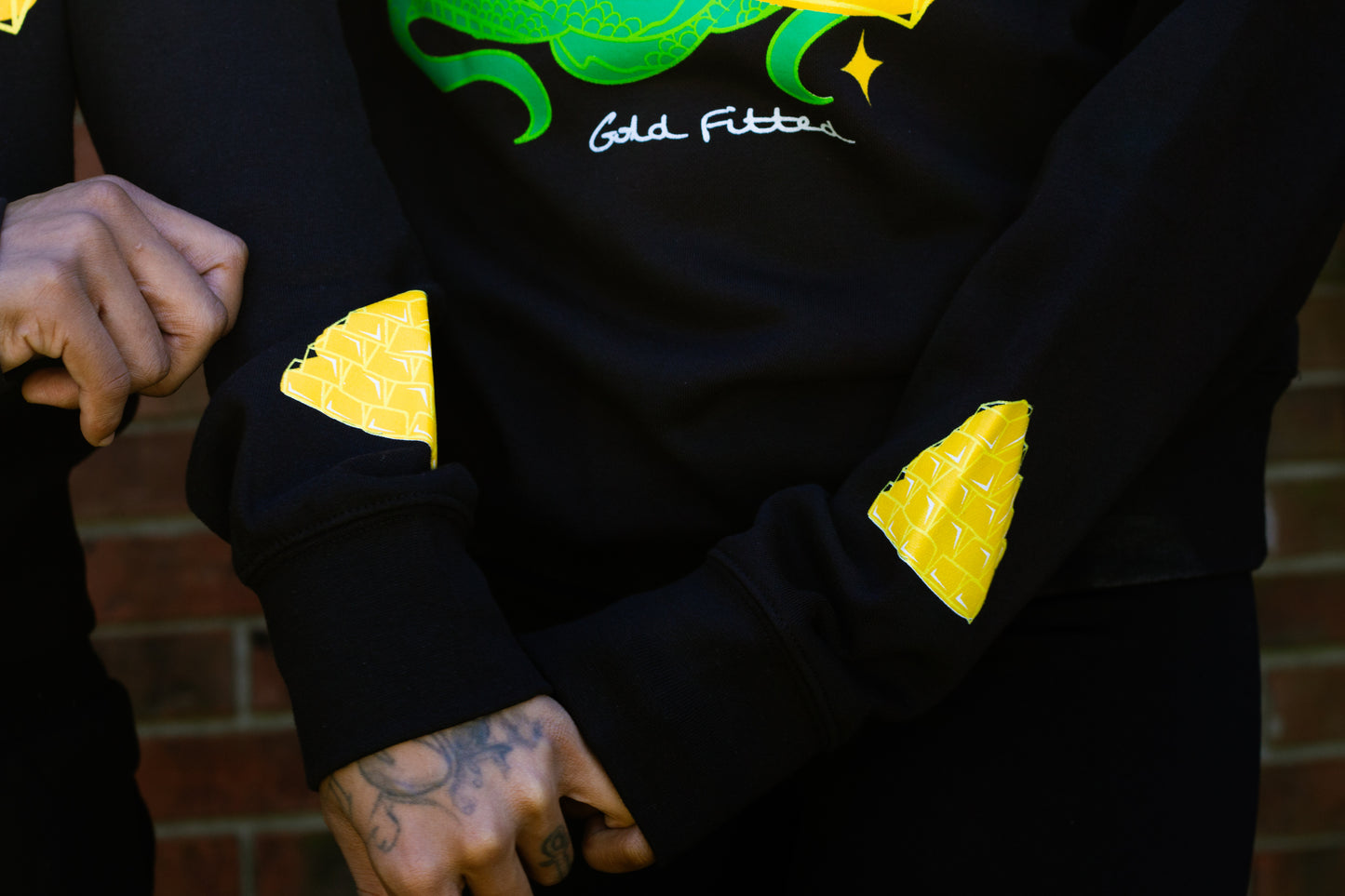 Gold Snakes Crewneck