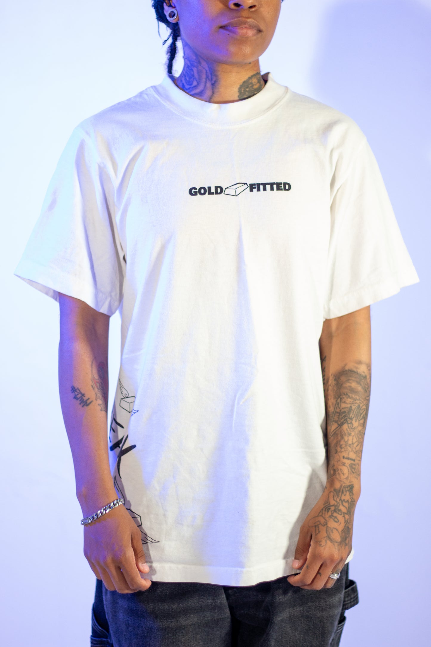 Break The Vault Logo T-Shirt – White/Black