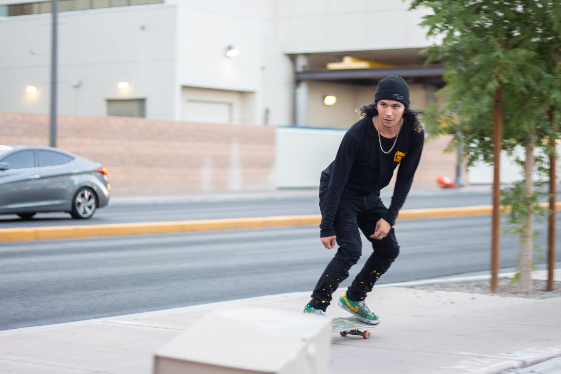 Load video: Interview with former pro skater Ruben Chavez, currently the lead singer and producer of a local band in Las Vegas, NV